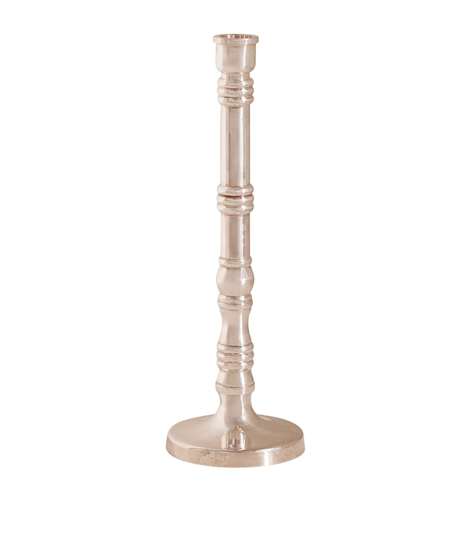 Soho Home Medium Silver-Plated Stiden Candlestick (27cm)
