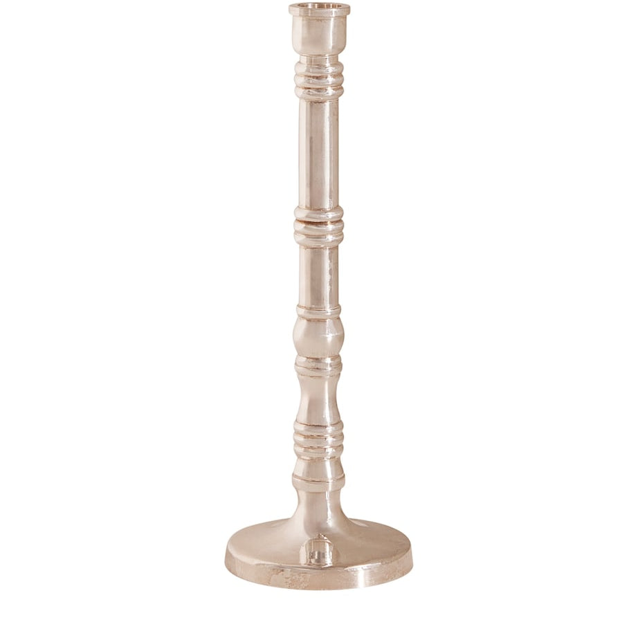 Soho Home Medium Silver-Plated Stiden Candlestick (27cm)
