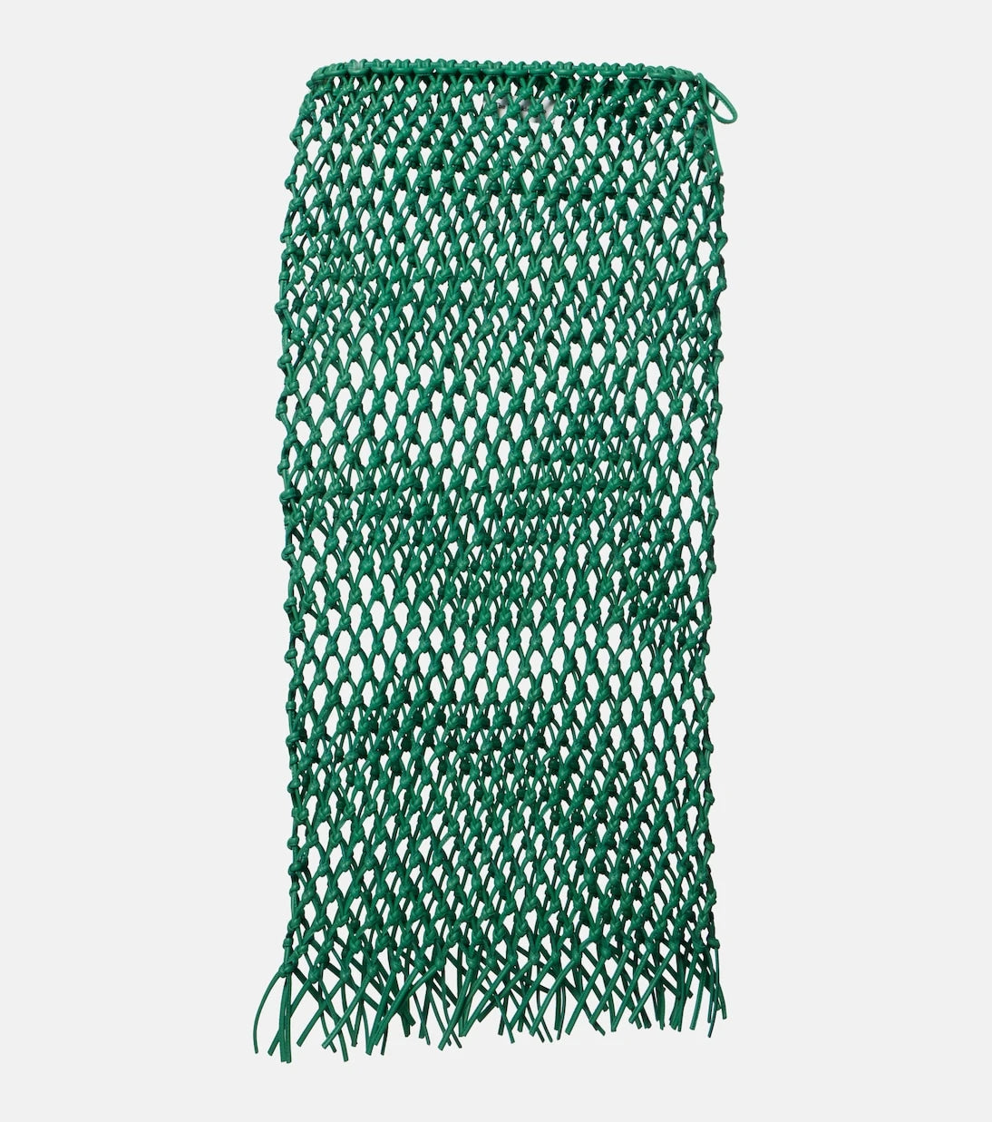 The Frankie Shop - Nelaya macramé leather midi skirt