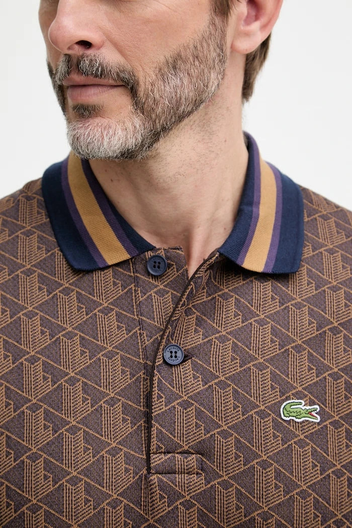 Lacoste тениска с яка мъжка