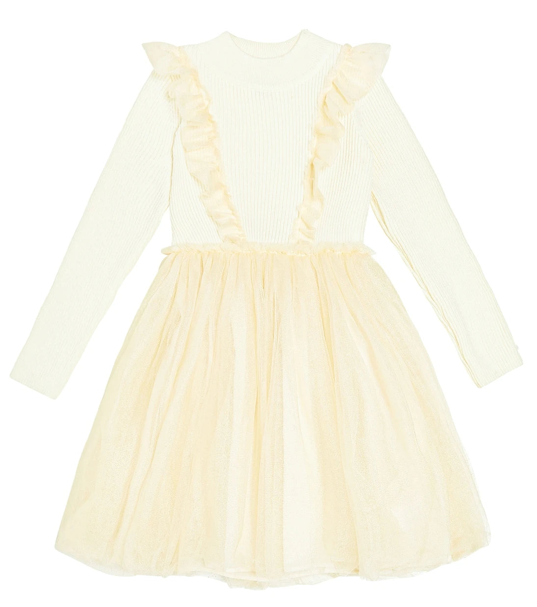 Donsje - Flovos ribbed-knit tulle dress