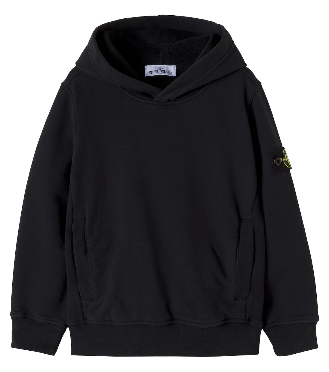 Stone Island Junior - Compass cotton jersey hoodie