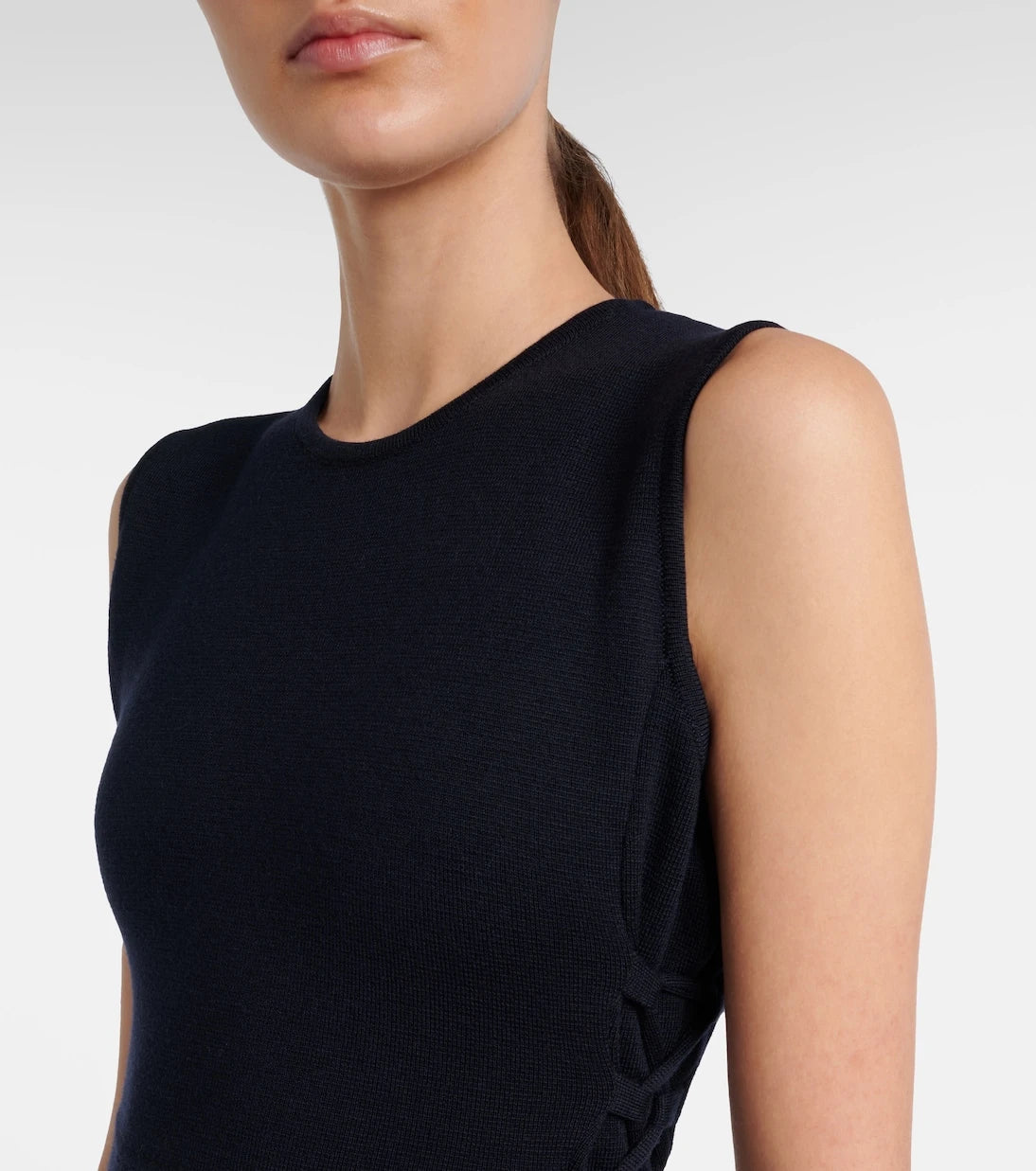 Max Mara - Delfi virgin wool midi dress