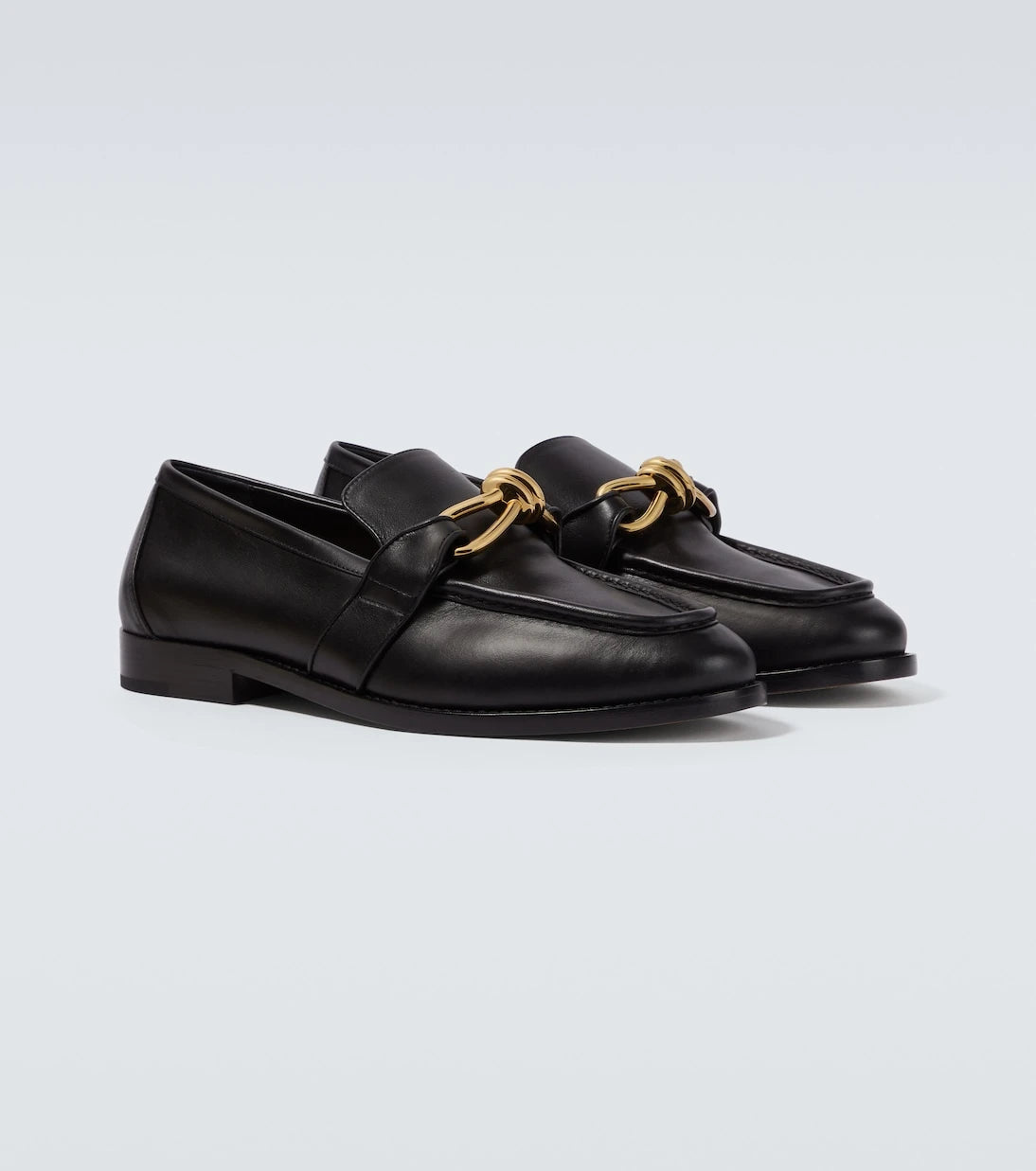 Bottega Veneta - حذاء لوفرز أستير نوت الجلدي