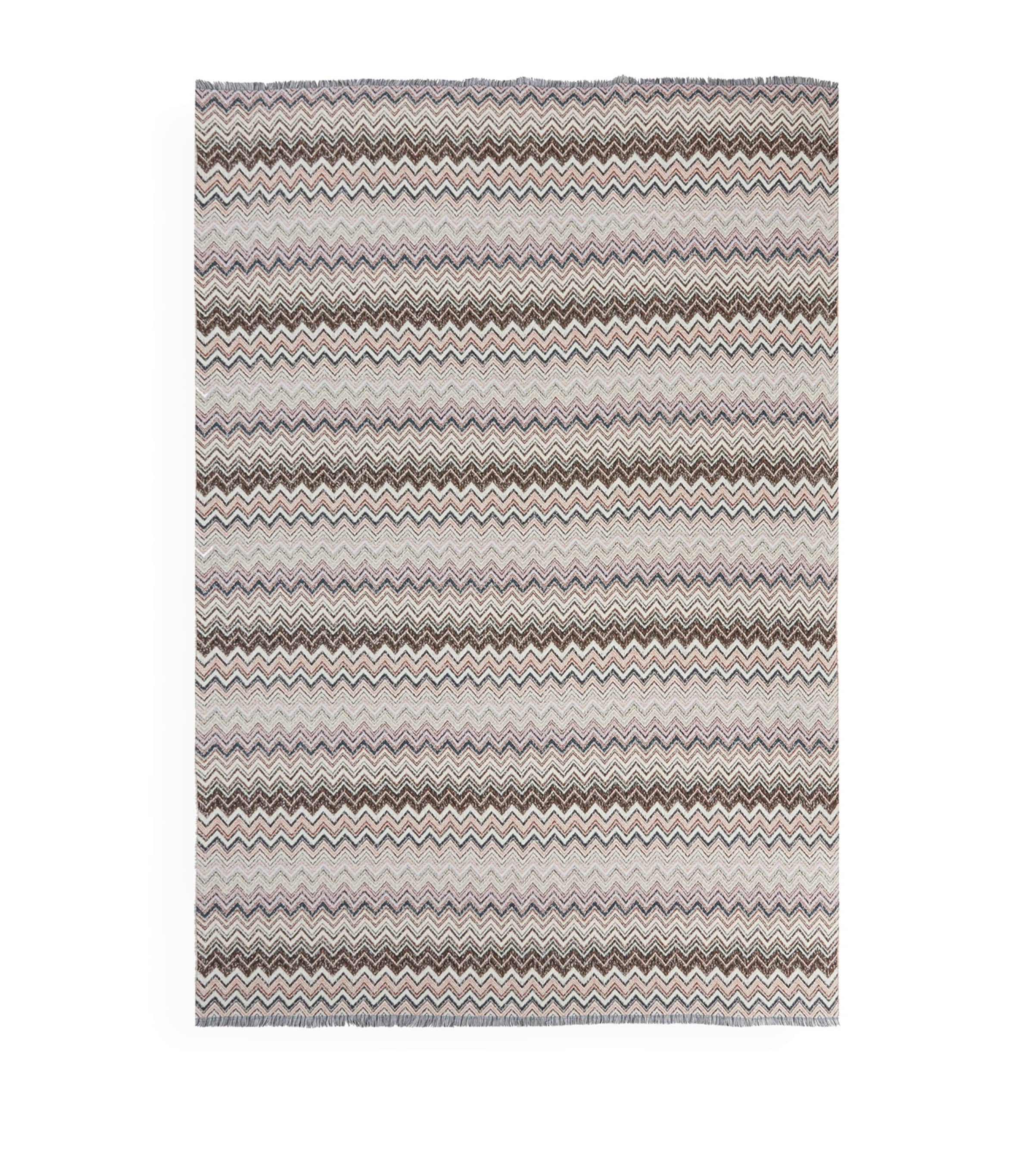 Wool-Blend Forest Throw (130cm x 195cm)