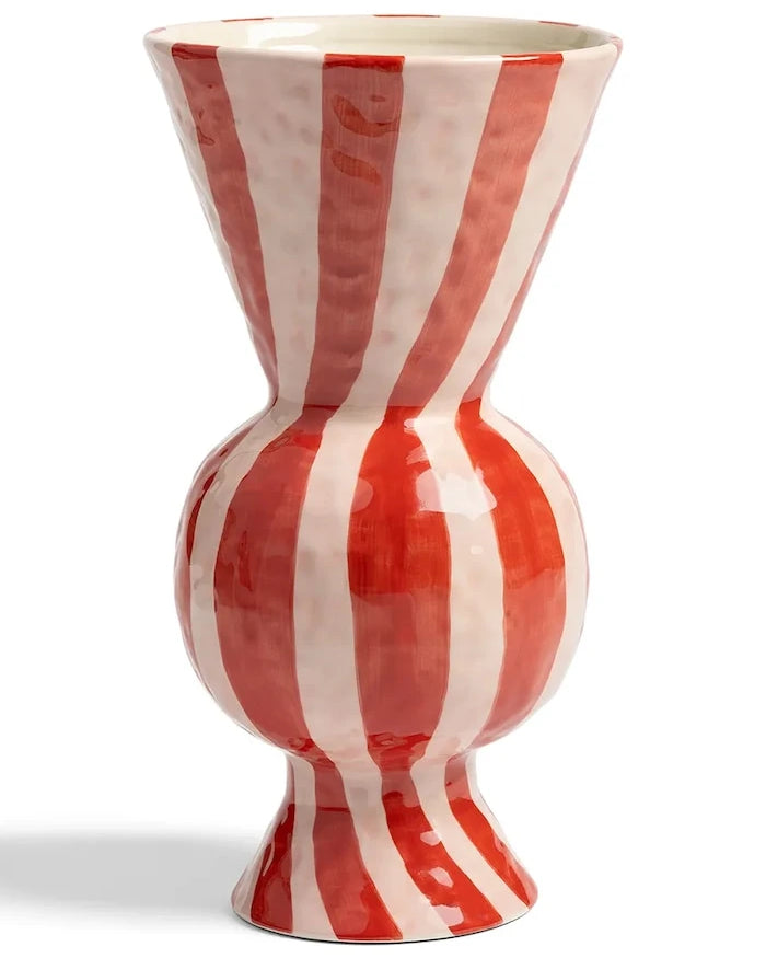 Dekoratif vazo &k amsterdam rhombic red