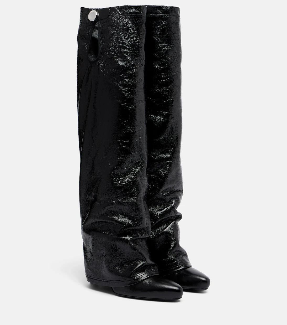 The Attico - Leon patent leather knee-high boots
