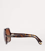 Brown Butterfly Sunglasses