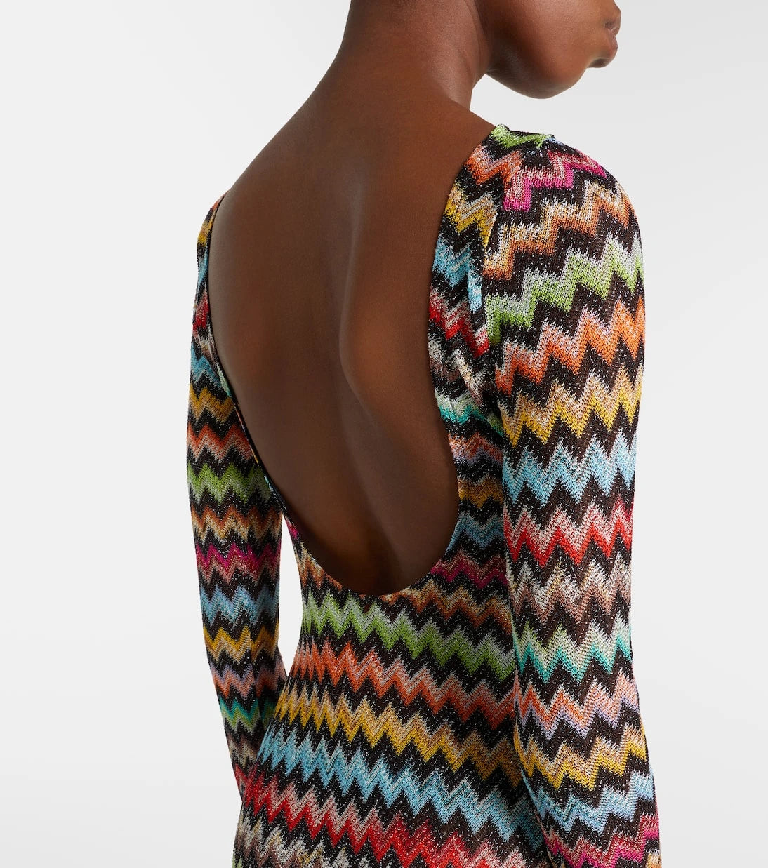 Missoni - Zigzag lamé beach cover-up