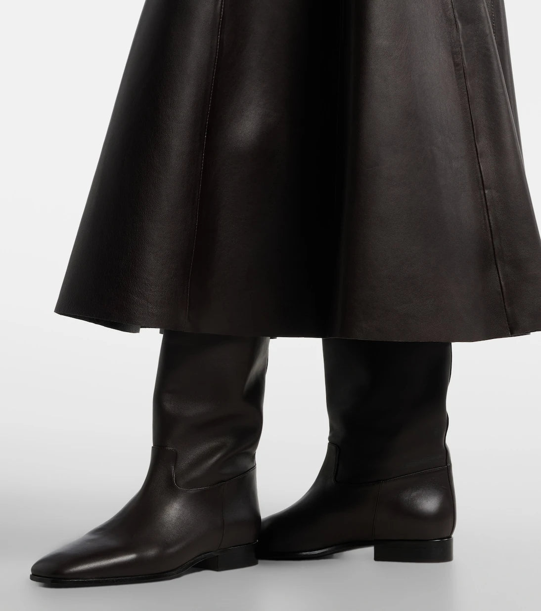 Herbert Levine - Rein It In leather knee-high boots