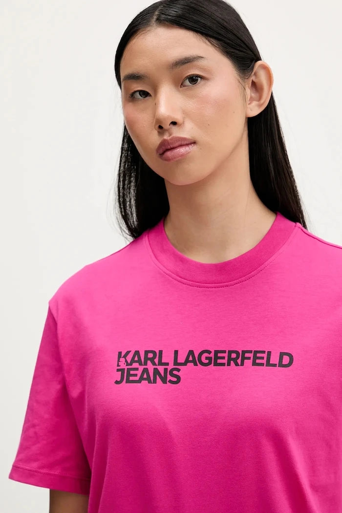 Karl Lagerfeld Jeans тениска дамска от памук