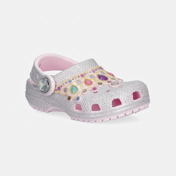 Çocuklar için kapalı burunlu Crocs ayakkabı CLASSIC IAM PRINCESS CLOG T