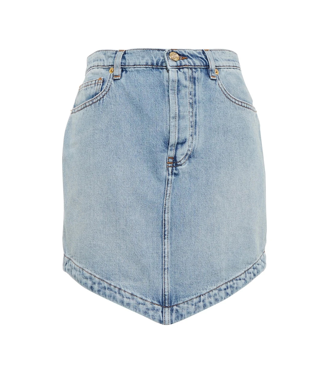 Alexandre Vauthier - Asymmetric denim miniskirt