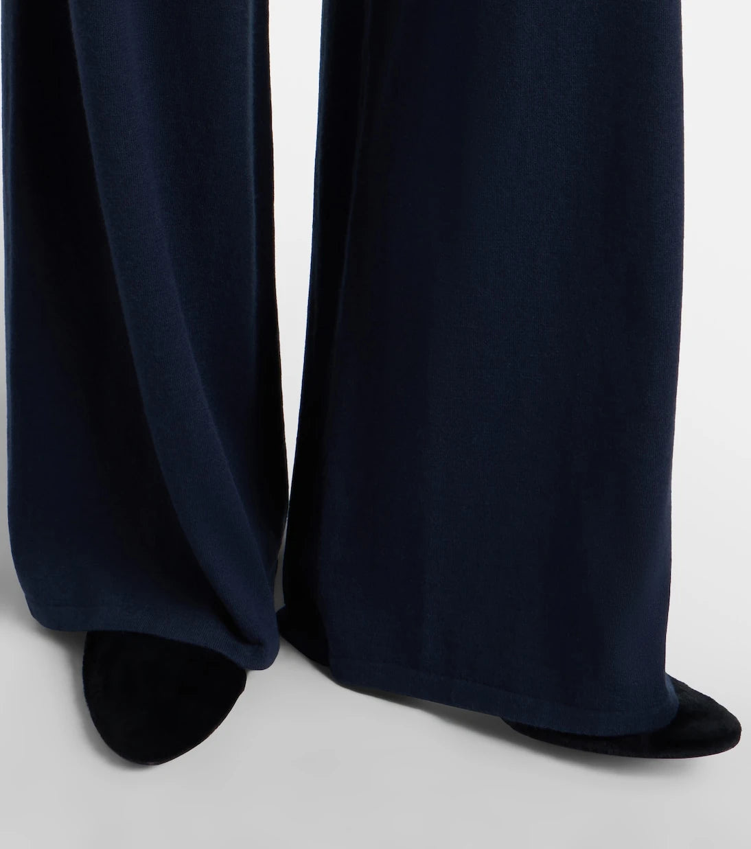 Lisa Yang - Aina cotton and cashmere wide-leg pants