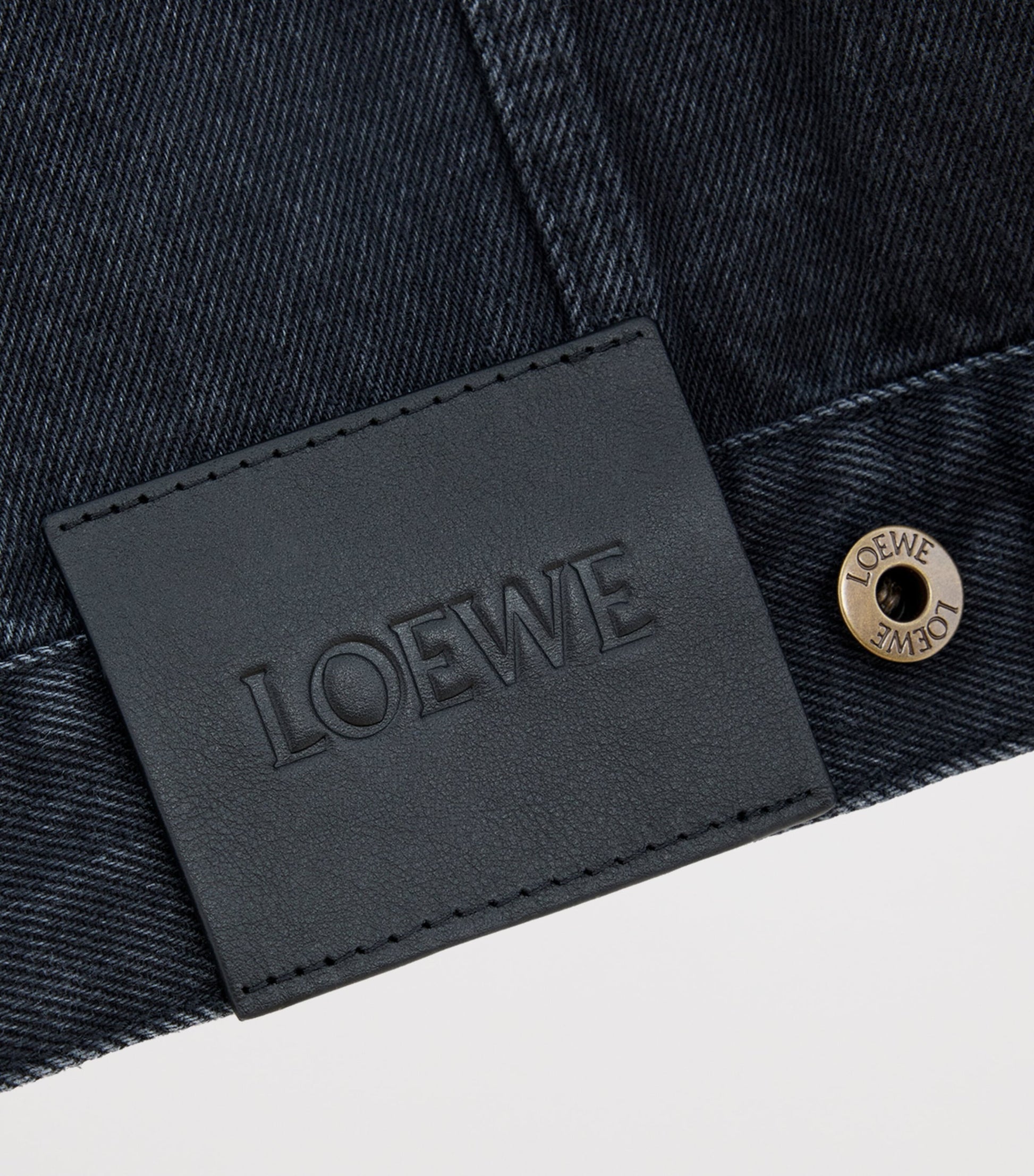 LOEWE Black Anagram Denim Jacket