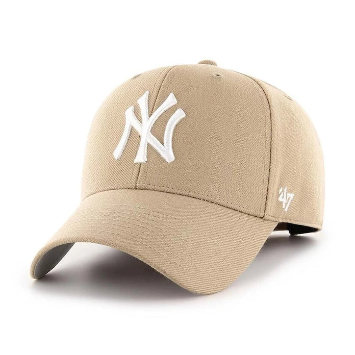 Шапка с козирка вълна 47 brand MLB New York Yankees