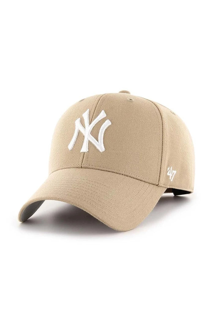 Шапка с козирка вълна 47 brand MLB New York Yankees