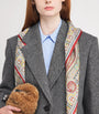 Grey Virgin Wool Tweed Blazer