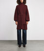 Burgundy Kid Cashmere Cardigan