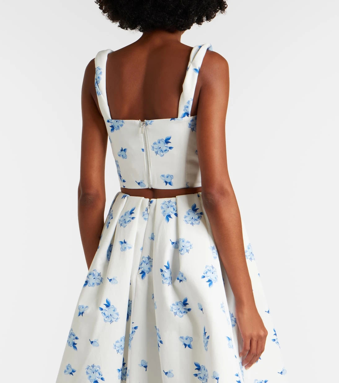 Leo Lin - Lexi floral cotton crop top
