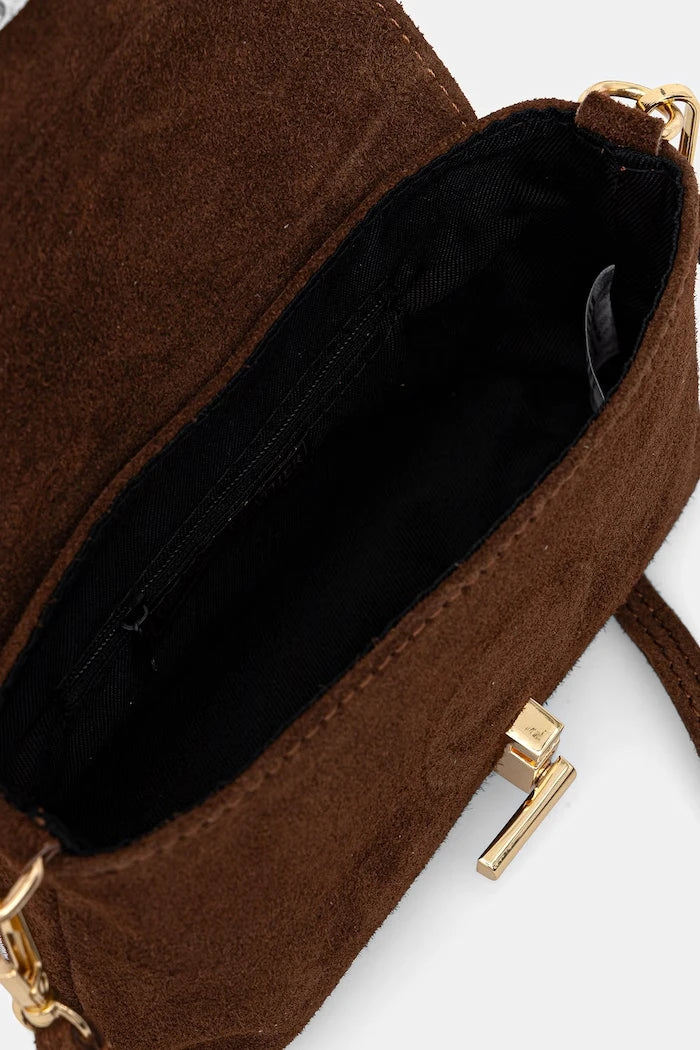 Answear.LAB чанта crossbody дамска от велур