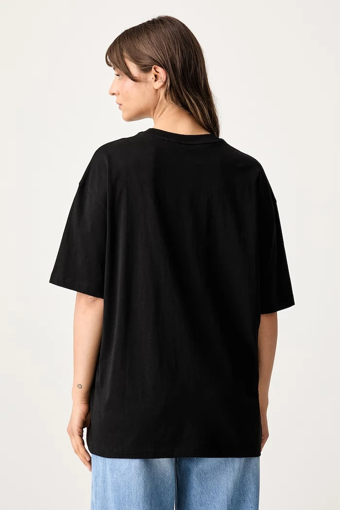 HUGO Blue тениска дамска от памук Oversized Tee_B_15