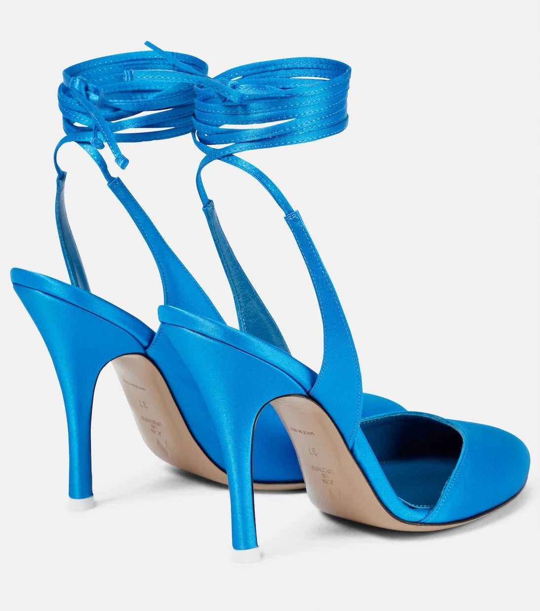 The Attico - Carrie satin pumps
