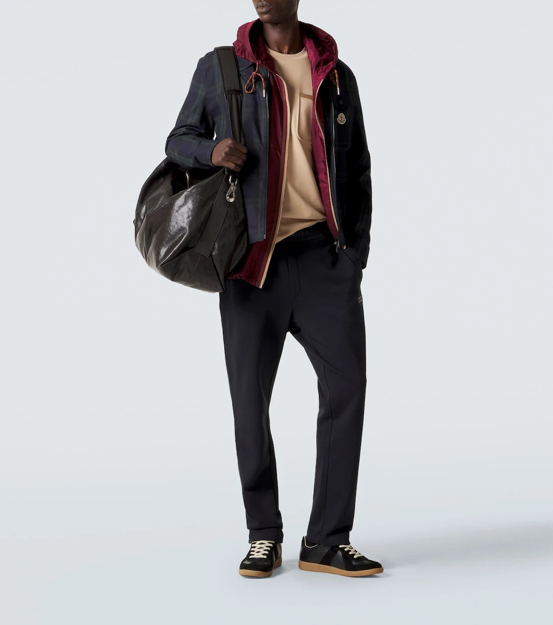 Moncler - Cotton-blend fleece sweatpants