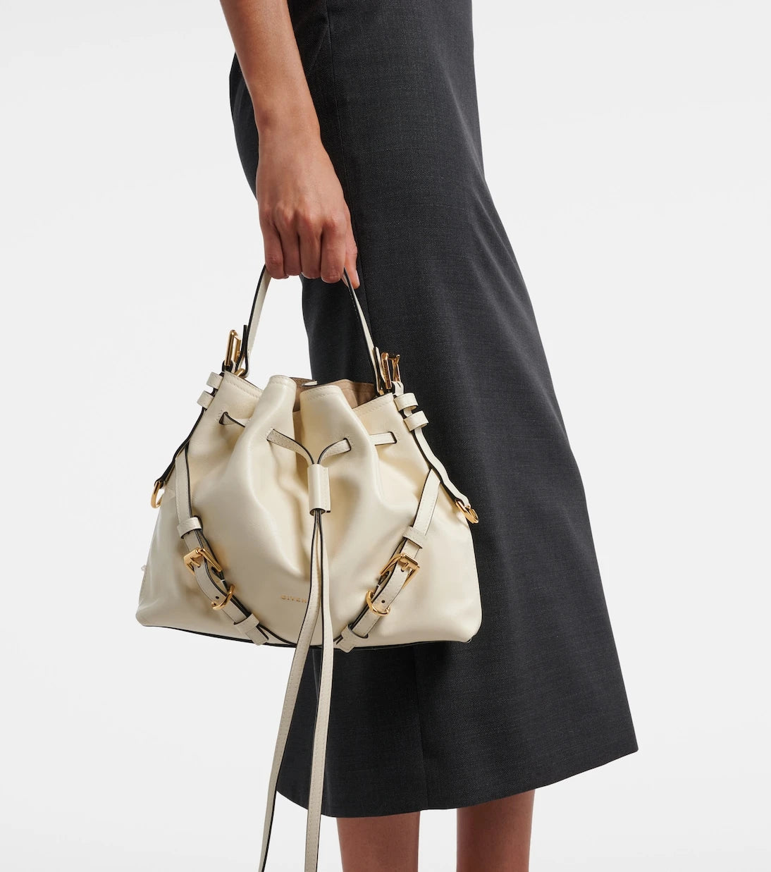 Givenchy - Voyou Bucket Small leather shoulder bag