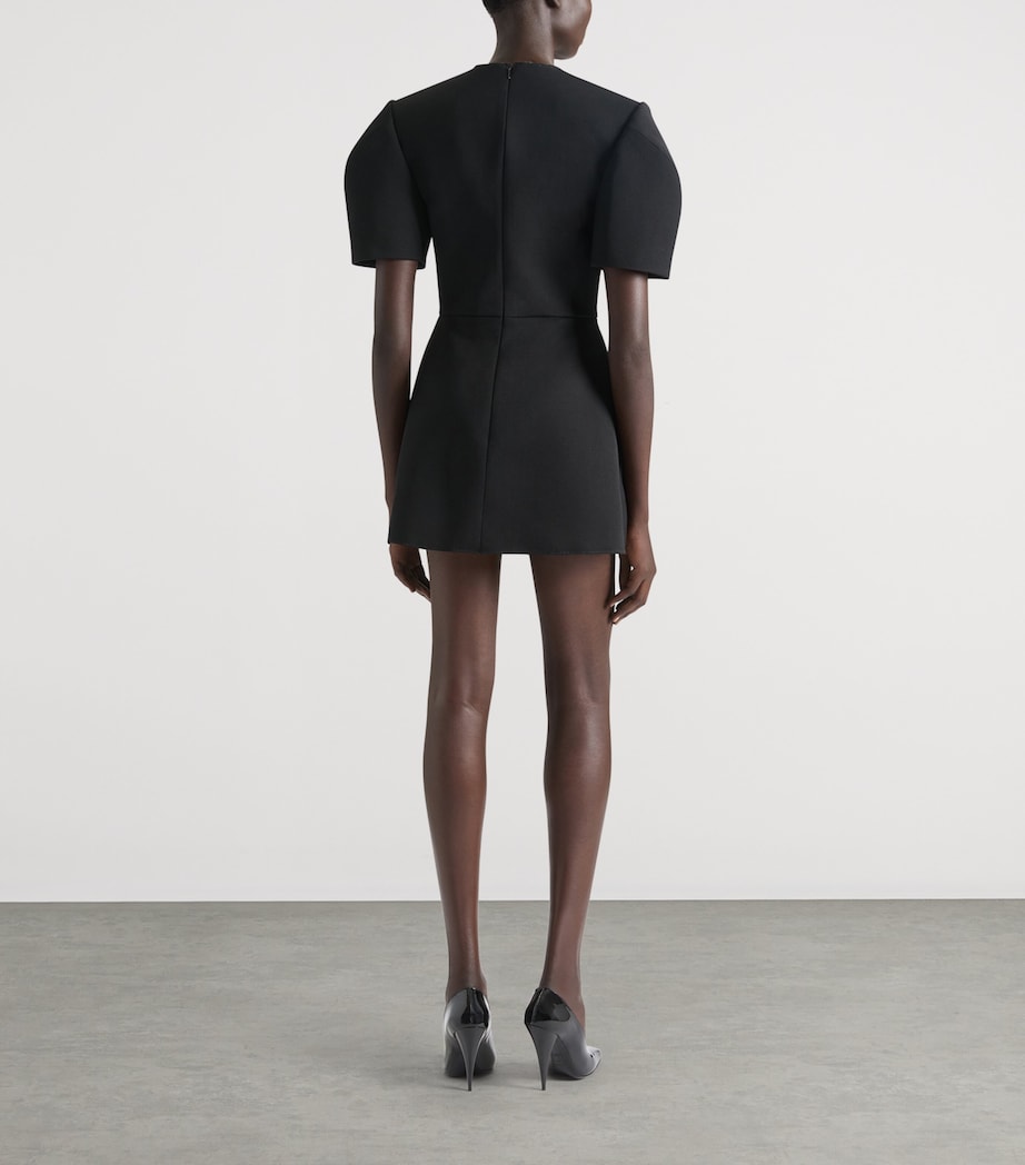 Givenchy Black Wool Mini Dress