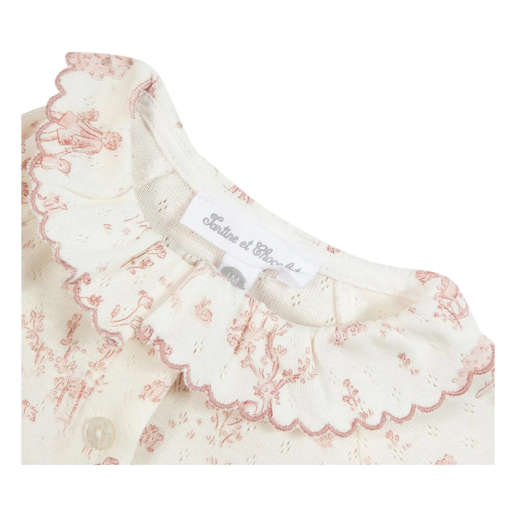 Tartine et Chocolat - Col Claudine Pyjamas Toys | Dusty Pink