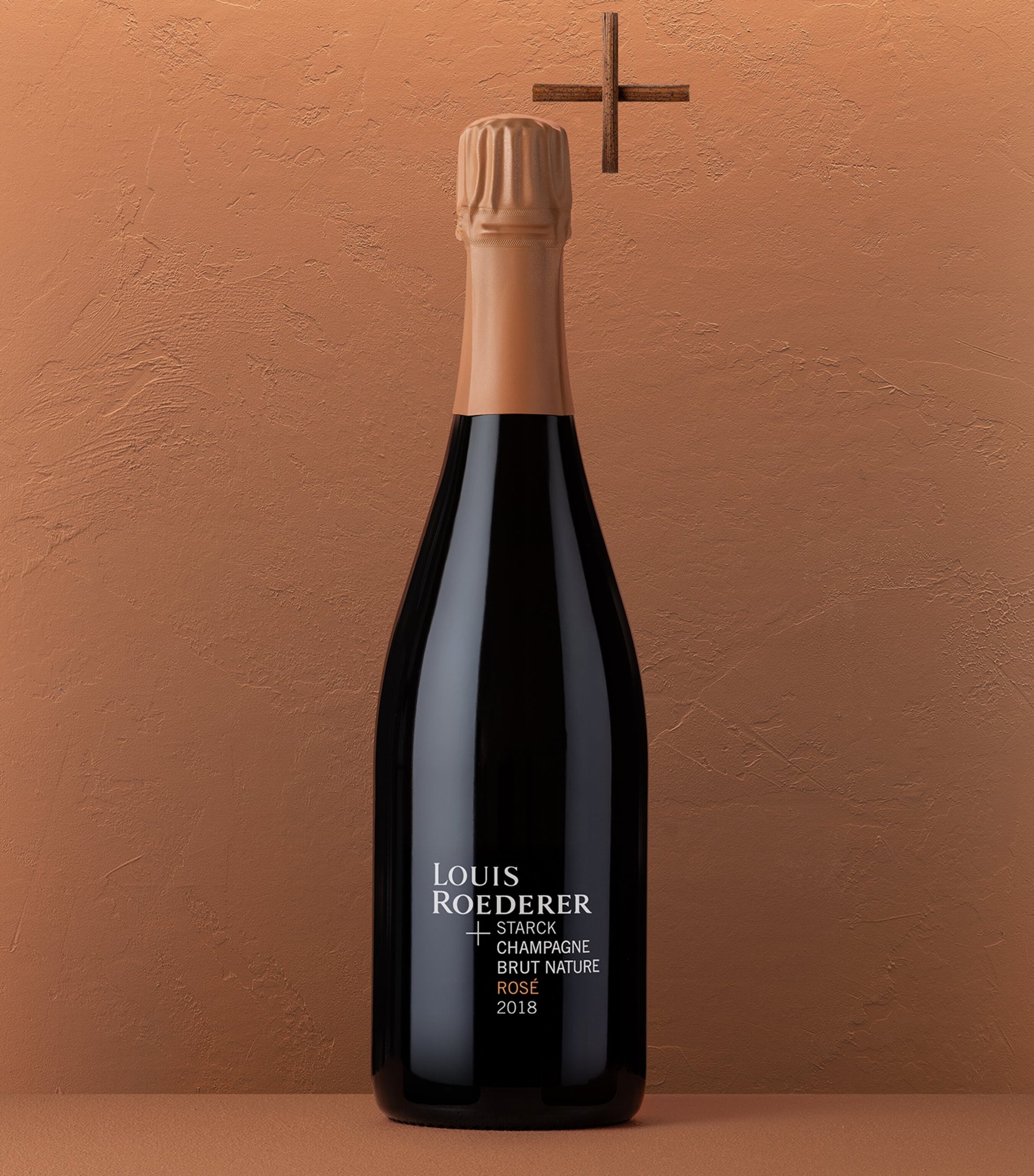 Louis Roederer x Philippe Starck Brut Nature Rosé Champagne 2018 (75cl)