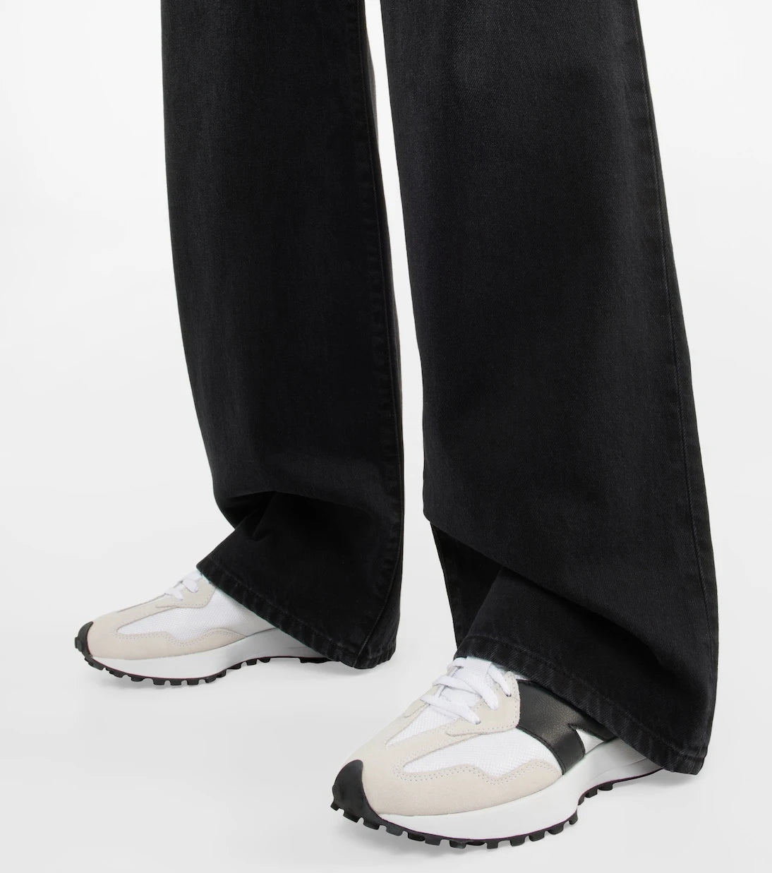 New Balance - 327 suede-trimmed sneakers