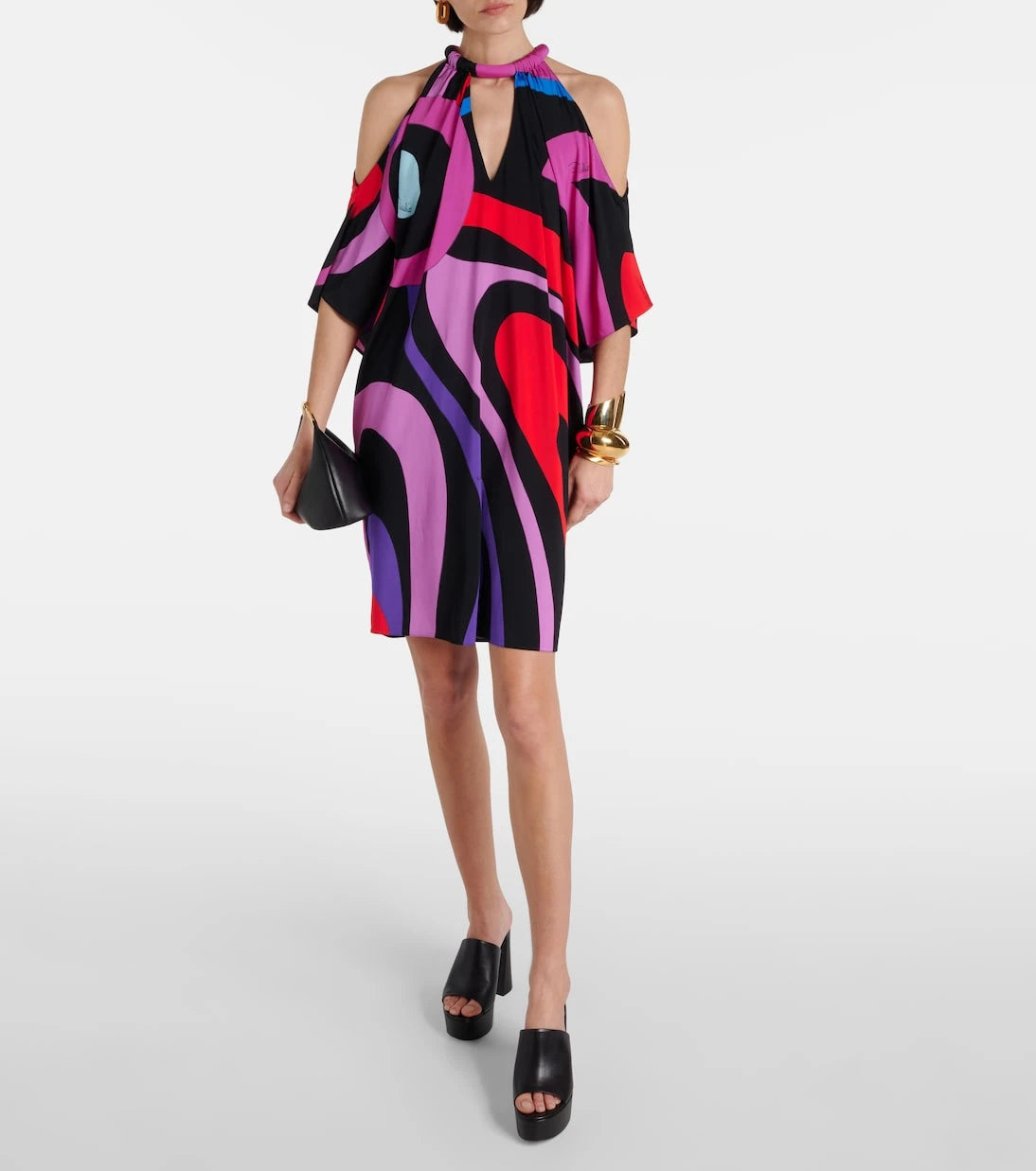Pucci - Marmo draped jersey kaftan
