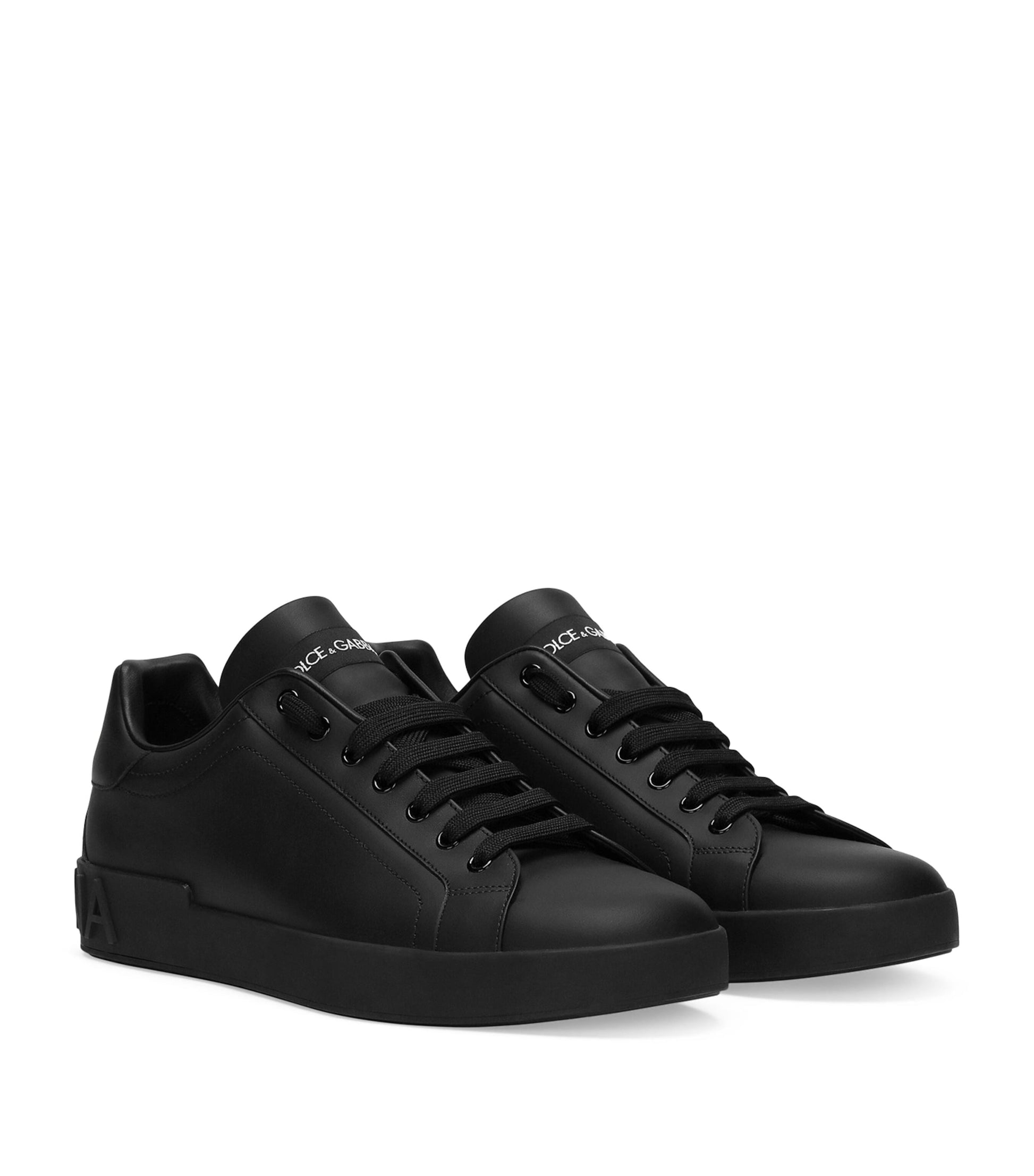 Dolce & Gabbana Leather Logo Sneakers