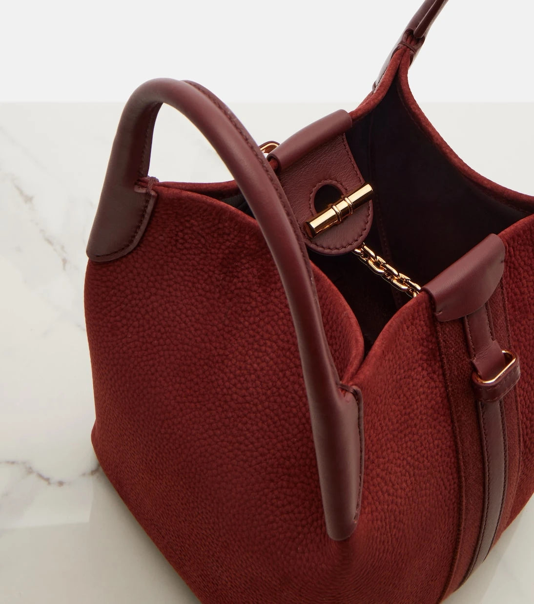 Loro Piana - Bale Small leather top-handle bag