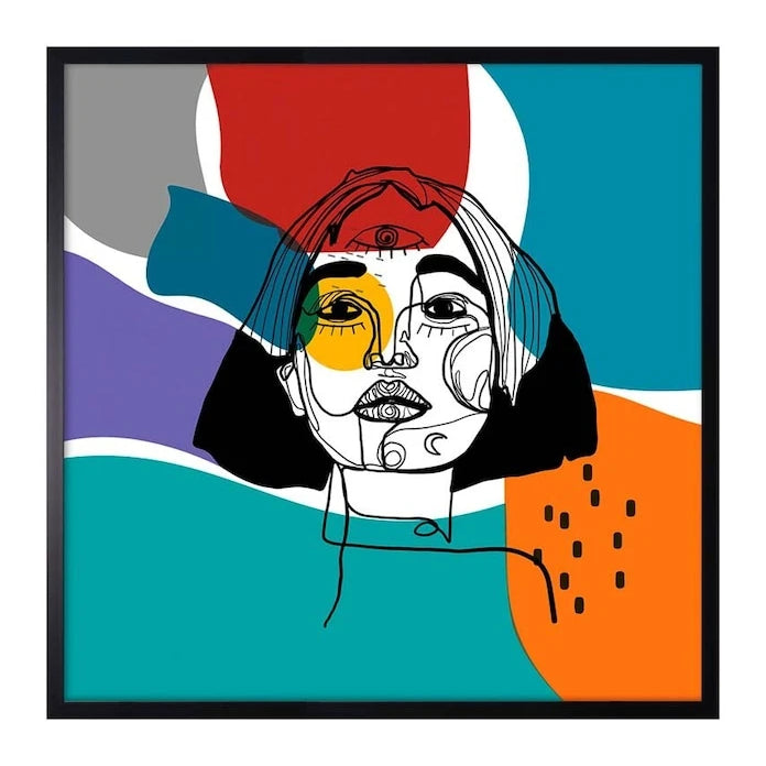 Репродукция върху хартия в рамка 70x70 cm