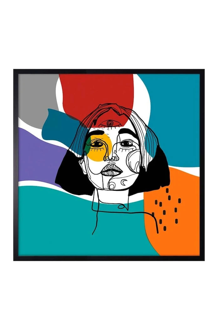 Репродукция върху хартия в рамка 70x70 cm