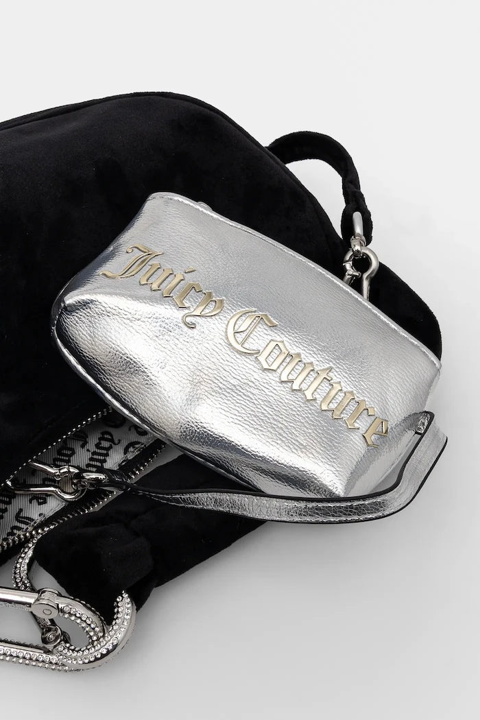Juicy Couture kadife kadın hobo çanta Blossom