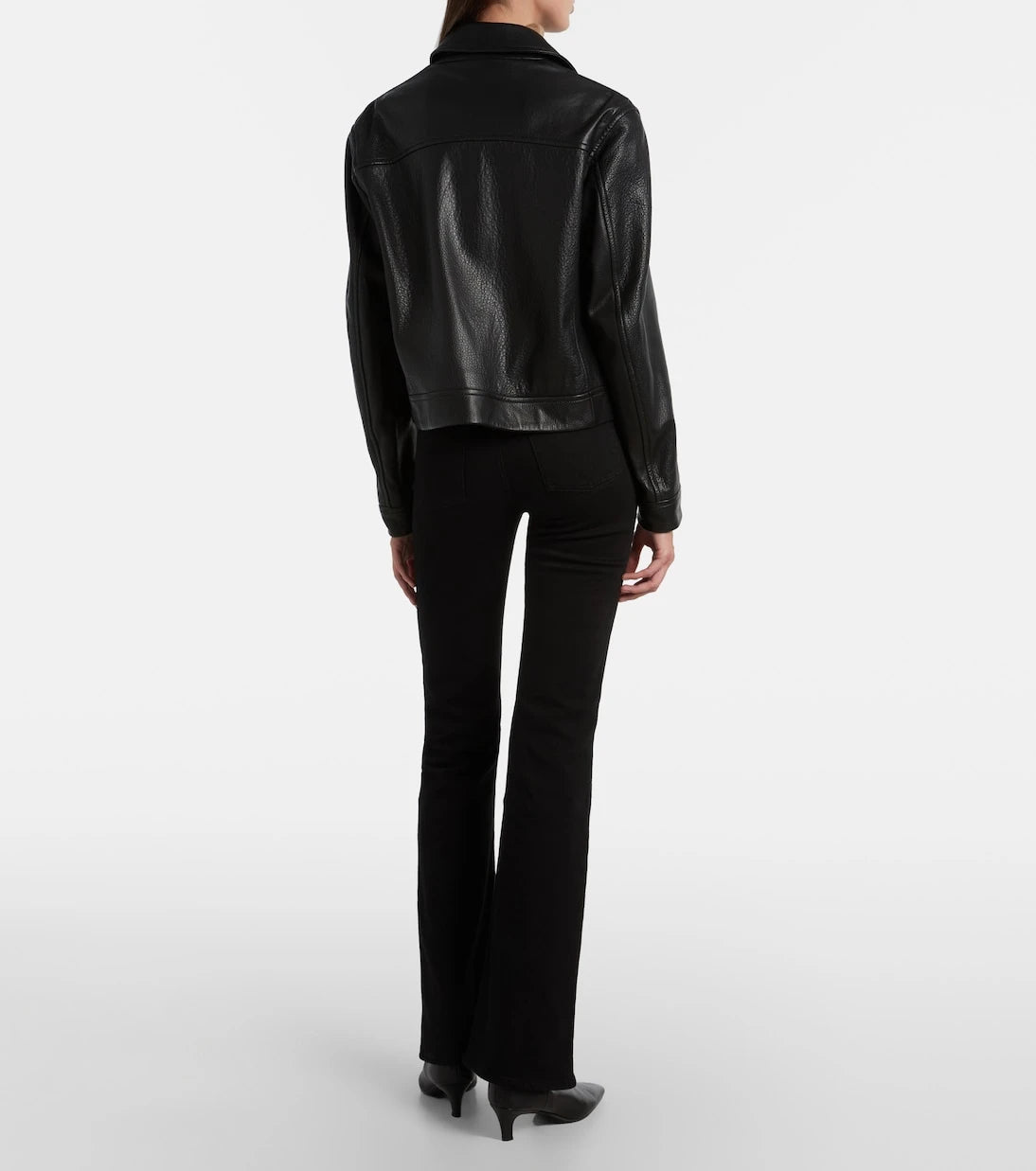 7 For All Mankind - بنطلون جينز ليجي بقصة بوت كات سوهو متوسط الارتفاع
