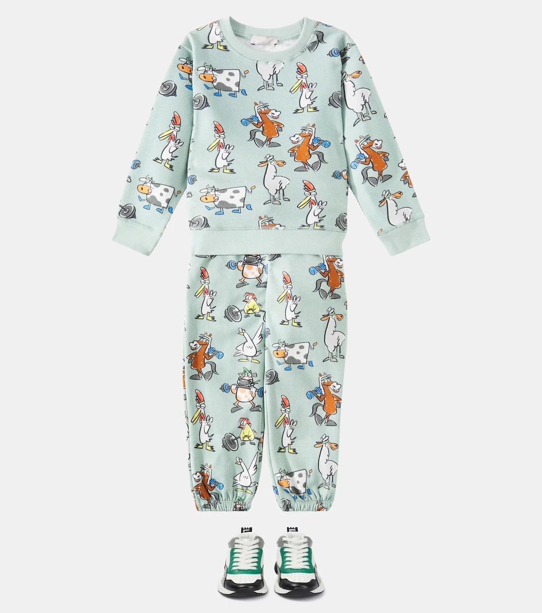 Stella McCartney Kids - Printed cotton sweatshirt and sweatpants set