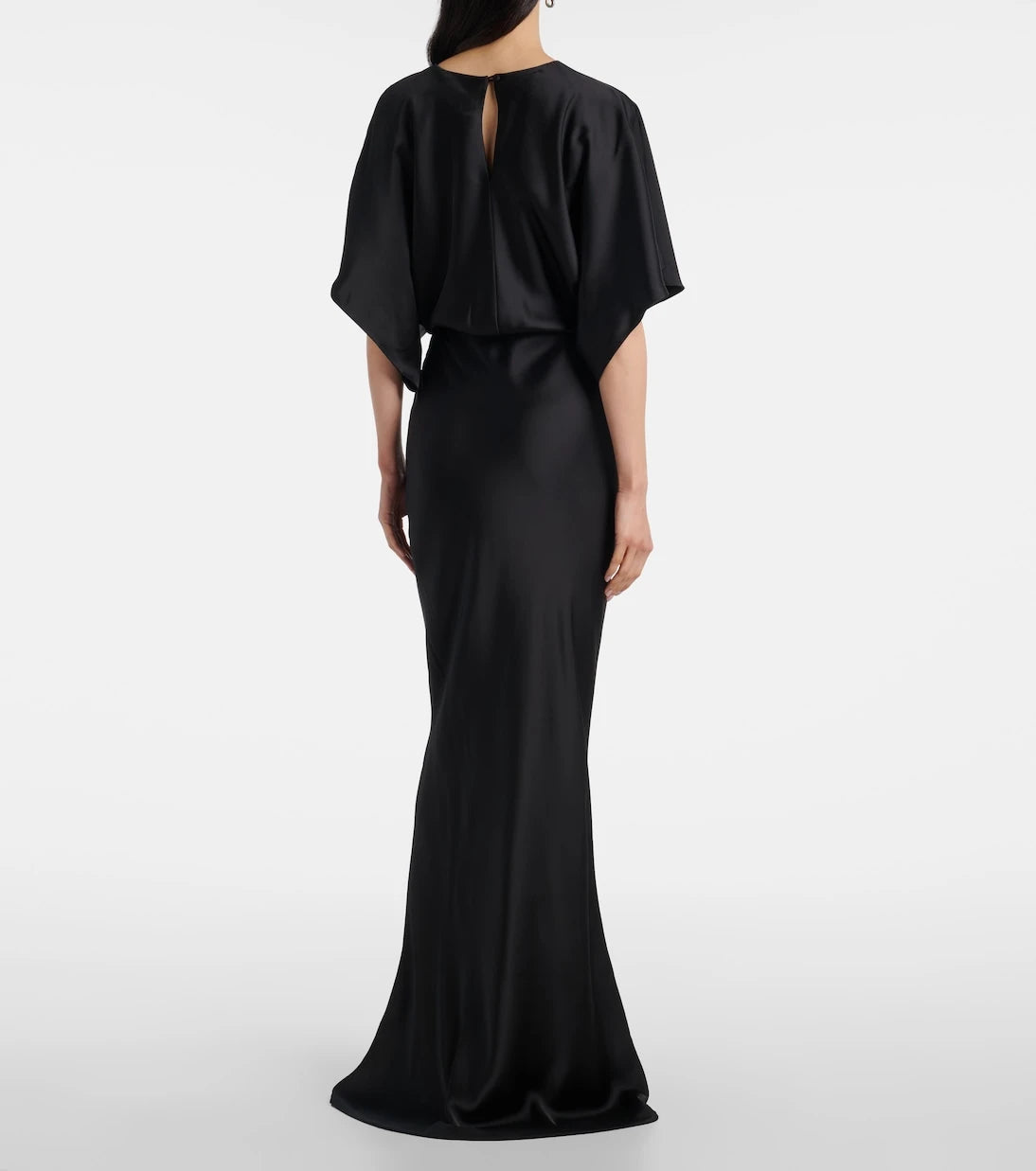 Norma Kamali - Obie draped satin gown