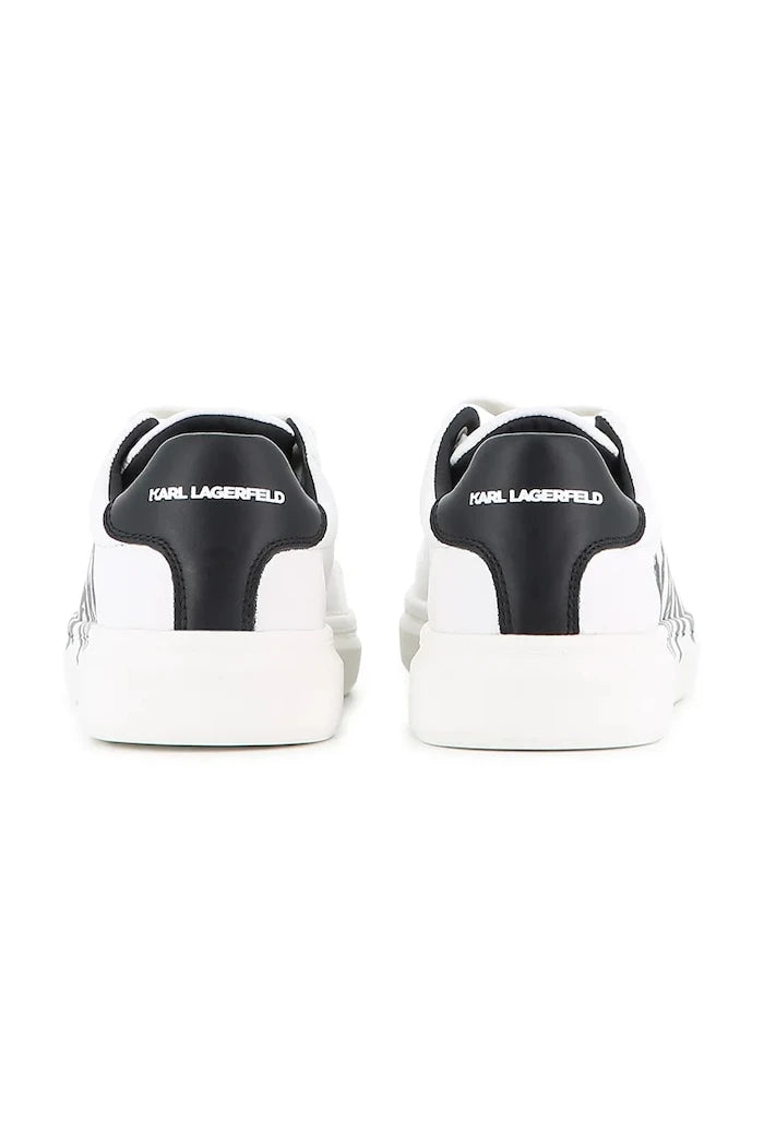 Karl Lagerfeld çocuklar için deri sneakerlar