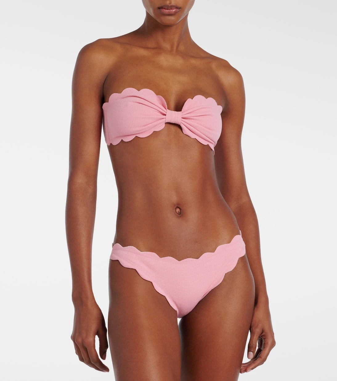 Marysia - Antibes scalloped bikini top
