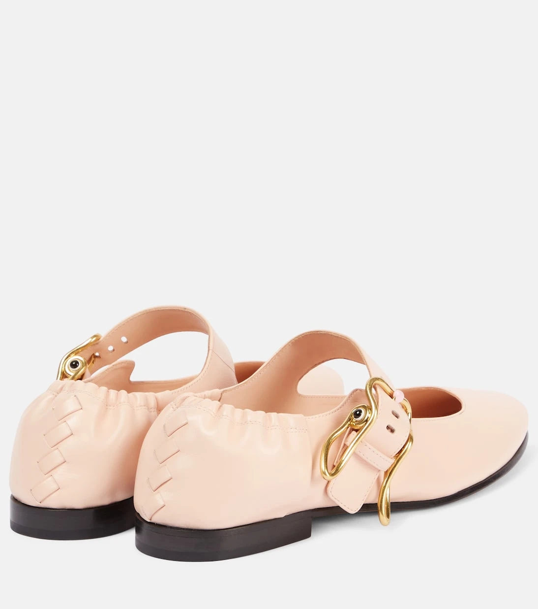 Bottega Veneta - Astaire leather Mary Jane flats