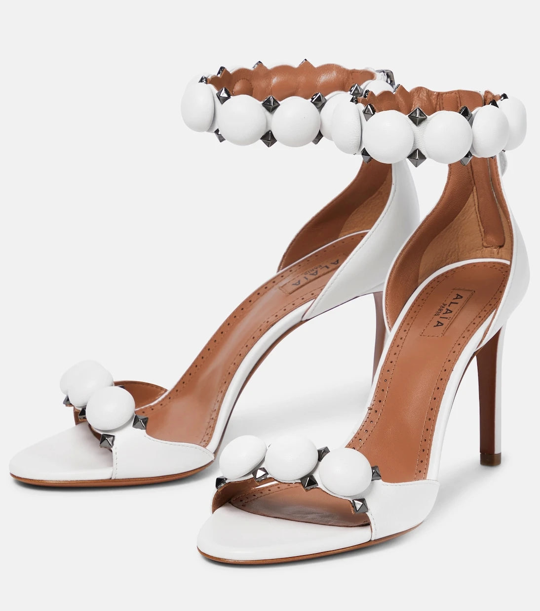Alaïa - La Bombe 90 leather sandals