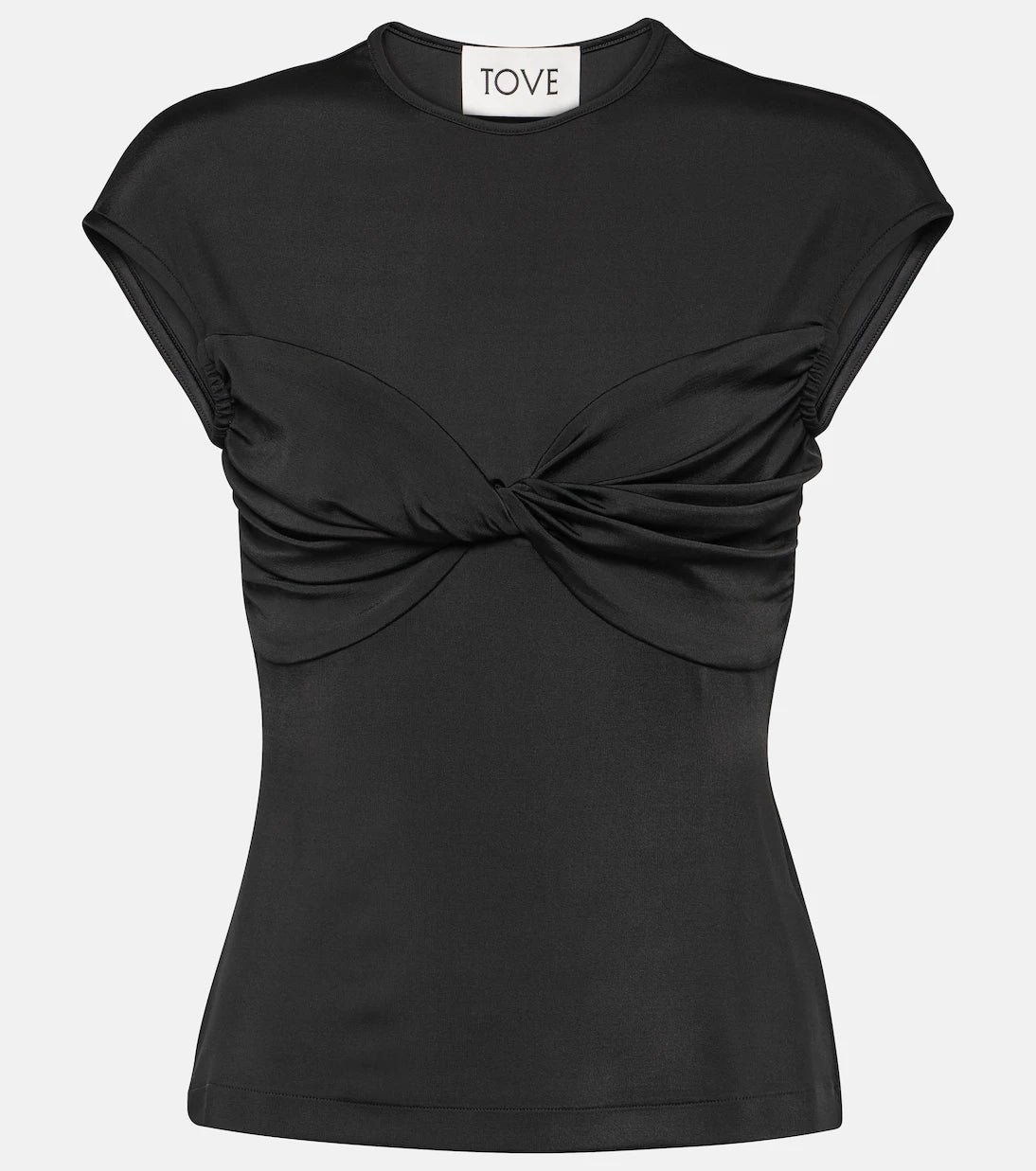 Tove - Paola twist-detail jersey top