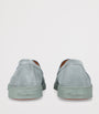 Blue Suede Loafers