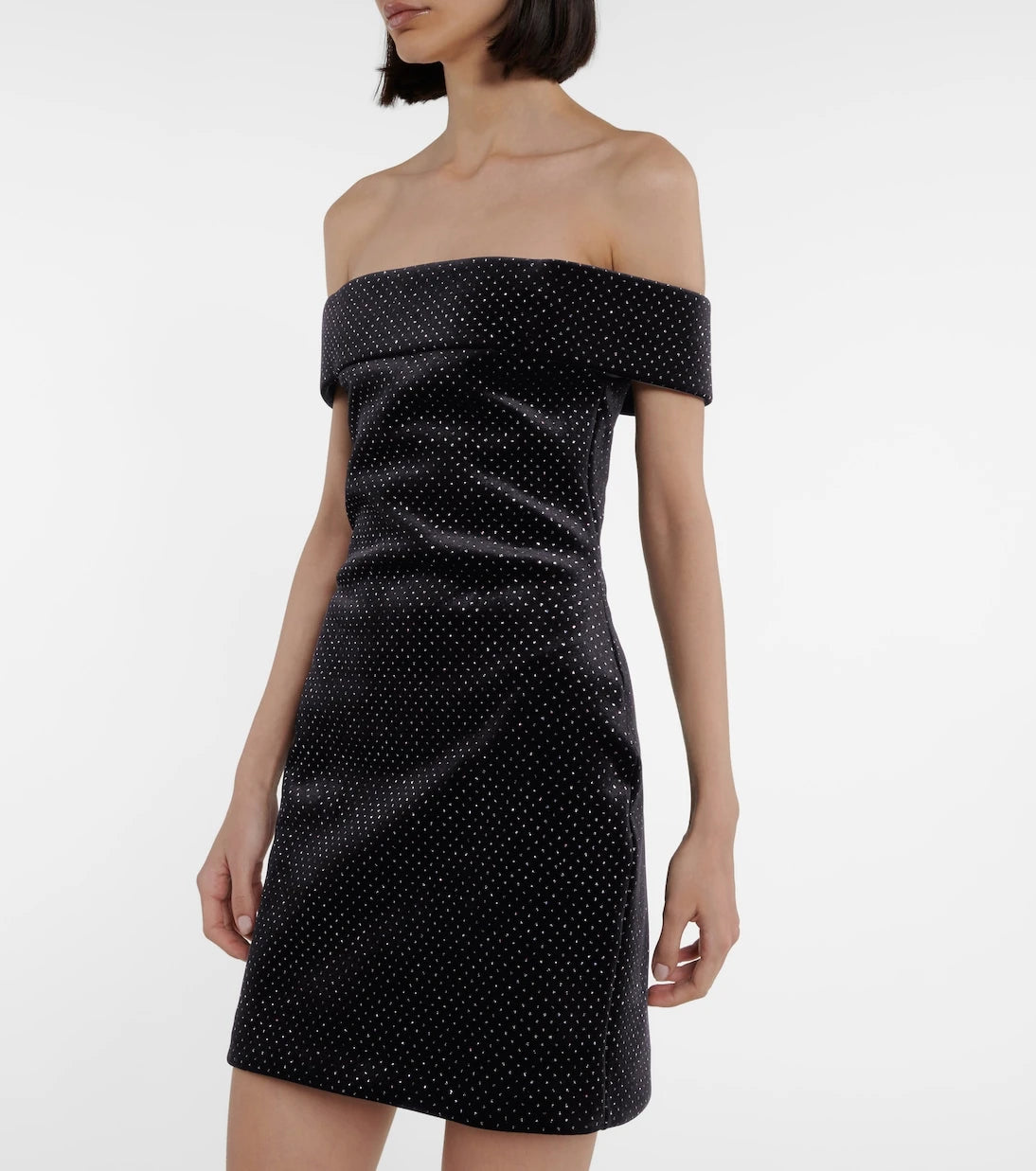 Christopher Kane - Velvet off-shoulder minidress