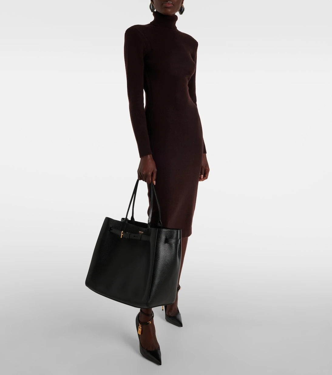 Tom Ford - Tara Large grained leather tote bag